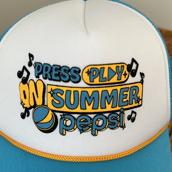 Brand New Pepsi Embossed Trucker Hat - Picture 4 of 4